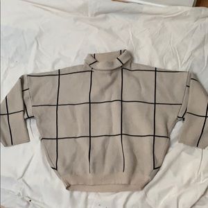 Chicwish cream and black sweater